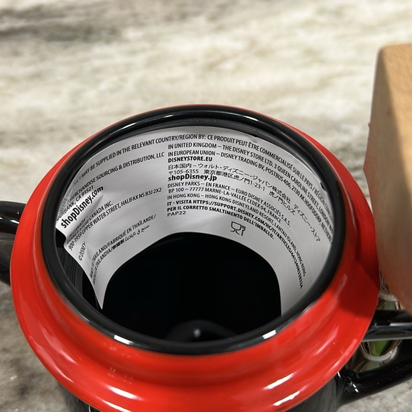 Disney Store Parks Classic Minnie Mouse Figural Mug with Flower Spoon NEW Box - Picture 7 of 11